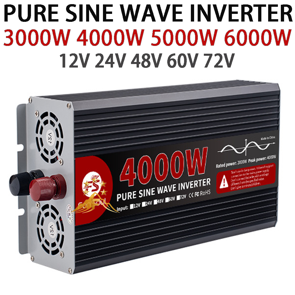 Pure Sine Wave Inverter 5000W 48V 220V - Onduleur à onde sinusoïdale pure de