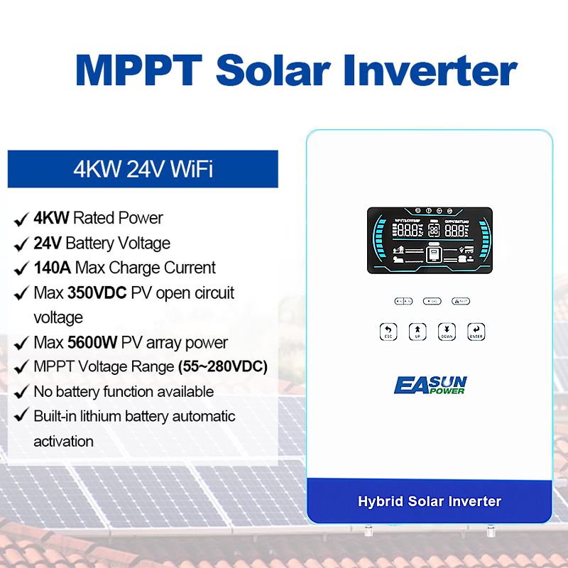 EASUN POWER 4000W 24V Onduleur - Grid Tie Inverter Limiter 2000W avis et prix