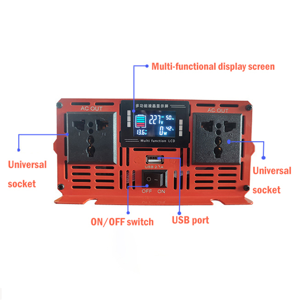 Onduleur de tension universel  - Pure Sine Wave Inverter 5000W 48V 220V avis et prix